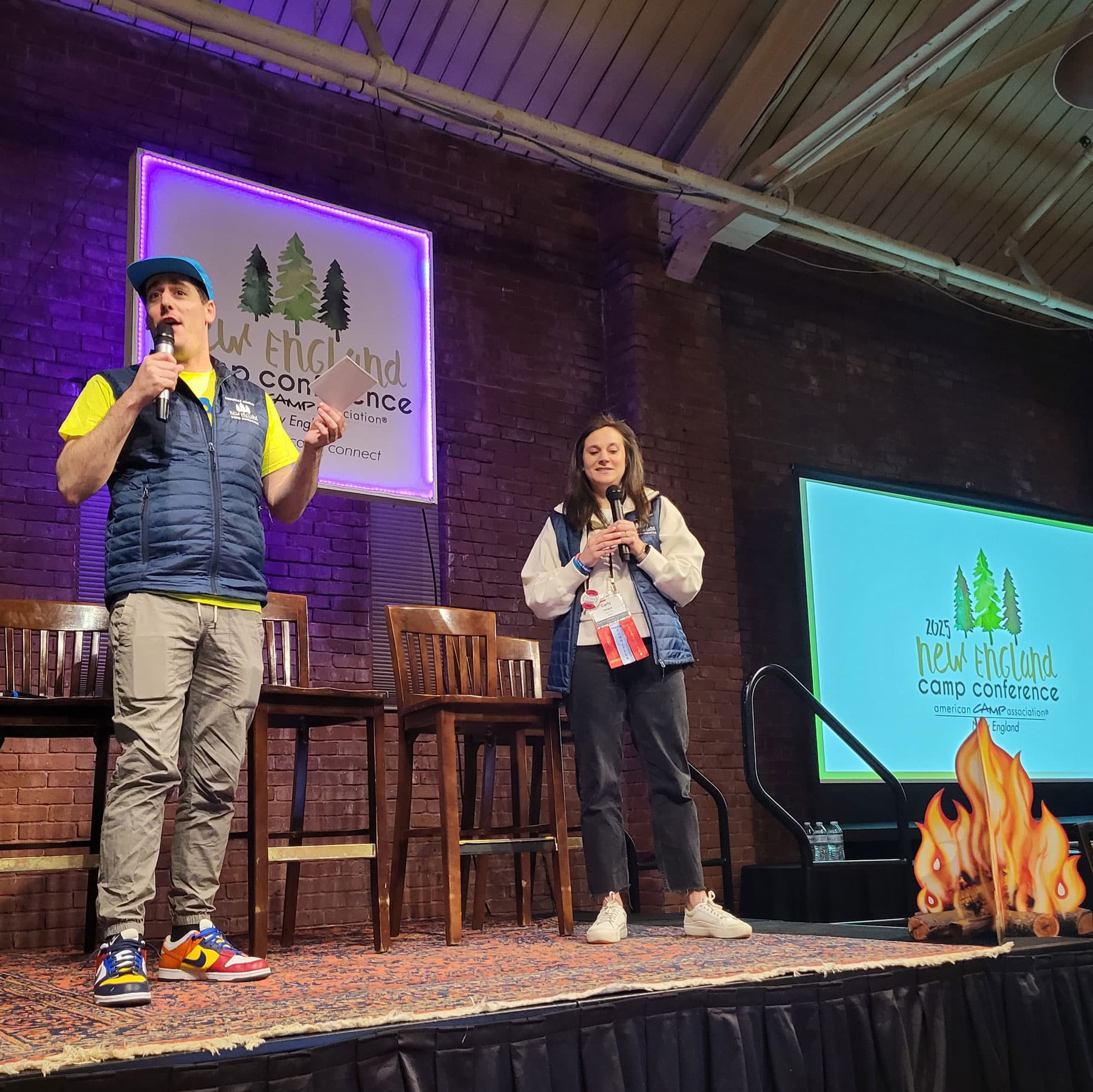 Zach d'Arbeloff presenting at the ACA New England conference